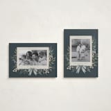 "Vintage Garland" - Holiday Cards in Juniper by Wildfield Paper Co - Photo Orientation Options