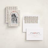 "Arch Garland" - Holiday Cards in Peppermint by Leah Bisch - Assembled