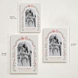 "Arch Garland" - Holiday Cards in Peppermint by Leah Bisch - Formats Available