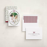 "Delicate Botanicals" - Holiday Cards in Mulled Wine by Susan Moyal - Assembled