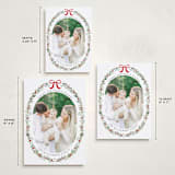 "Delicate Botanicals" - Holiday Cards in Holly Berry by Susan Moyal - Formats Available