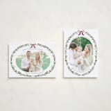 "Delicate Botanicals" - Holiday Cards in Mulled Wine by Susan Moyal - Photo Orientation Options