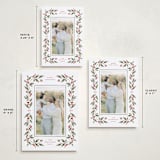 "Poinsettia + Pine" - Holiday Cards in Mistletoe by Wildfield Paper Co - Formats Available