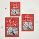 "Peppermint Twist" - Holiday Cards in Candy Apple by Jessica Williams - Formats Available