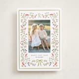 "Lafayette" - Holiday Cards in Sage by Melanie Kosuge - Front