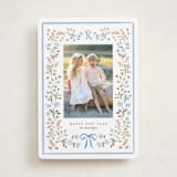 "Lafayette" - Holiday Cards in Blue Jay by Melanie Kosuge - Front