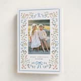 "Lafayette" - Holiday Cards in Blue Jay by Melanie Kosuge - Folded Card