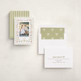 "Lafayette" - Holiday Cards in Sage by Melanie Kosuge - Assembled