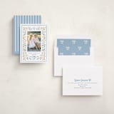 "Lafayette" - Holiday Cards in Blue Jay by Melanie Kosuge - Assembled