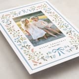 "Lafayette" - Holiday Cards in Blue Jay by Melanie Kosuge - Detail