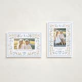 "Lafayette" - Holiday Cards in Blue Jay by Melanie Kosuge - Photo Orientation Options