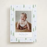 "Trees and bows" - Holiday Cards in Blue Jay by Creo Study - Front