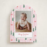 "Trees and bows" - Holiday Cards in Stocking by Creo Study - Front