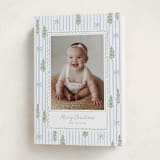 "Trees and bows" - Holiday Cards in Blue Jay by Creo Study - Folded Card