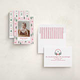 "Trees and bows" - Holiday Cards in Stocking by Creo Study - Assembled