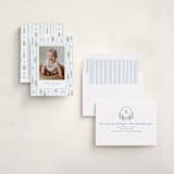 "Trees and bows" - Holiday Cards in Blue Jay by Creo Study - Assembled