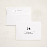 "ribbon wrapped" - Holiday Cards in Charcoal by Angela Marzuki - FREE Recipient Addressing