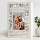 "Bible story" - Holiday Cards in Ivory by Alethea and Ruth - Folded Card