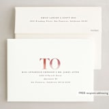 "Inner Joy" - Holiday Cards in Raspberry by Hooray Creative - FREE Recipient Addressing