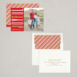 "Festive Type" - Holiday Cards in Candied Apple by Olivia Raufman - Assembled