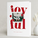 "Joyful Whimsy" - Holiday Cards in Candy Cane by Jessica Corliss - Folded Card