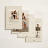 "nostalgic blessings" - Holiday Cards in Chardonnay by Sara Hicks Malone - Back of Card Options