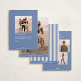 "Holly Berrie" - Holiday Cards in Blue Spruce by Wildfield Paper Co - Back of Card Options