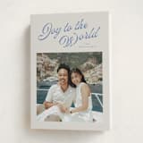 "Holly Berrie" - Holiday Cards in Blue Spruce by Wildfield Paper Co - Folded Card