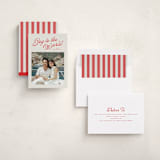 "Holly Berrie" - Holiday Cards in Cranberry by Wildfield Paper Co - Assembled