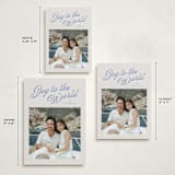 "Holly Berrie" - Holiday Cards in Blue Spruce by Wildfield Paper Co - Formats Available