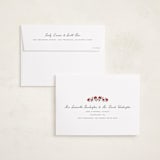 "A Cottage Christmas" - Holiday Cards in Wreath by Jenna Holcomb - FREE Recipient Addressing