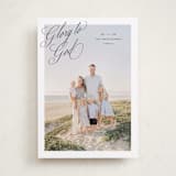 "Glory to" - Holiday Cards in Onyx by Pixel and Hank - Front
