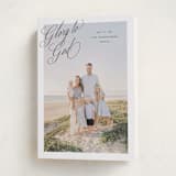 "Glory to" - Holiday Cards in Onyx by Pixel and Hank - Folded Card