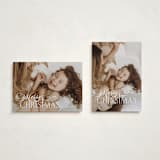 "Swash Cross" - Holiday Cards in Milk and Cookies by Lisa McLean - Photo Orientation Options