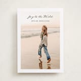 "joyeux" - Holiday Cards in Onyx by Benita Crandall - Front
