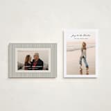 "joyeux" - Holiday Cards in Onyx by Benita Crandall - Photo Orientation Options