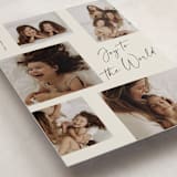 "Resounding joy" - Holiday Cards in Vanilla Cream by Stacey Meacham - Detail