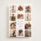 "So Many Blessings" - Holiday Cards in Snow by Lindsay Megahed - Front