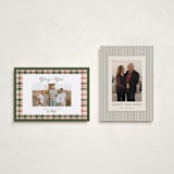 "Glory & Plaid" - Holiday Cards in Pine by Itsy Belle Studio - Photo Orientation Options