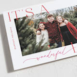 "It's A Wonderful Life" - Holiday Cards in Candy Cane by Jackie Crawford - Detail