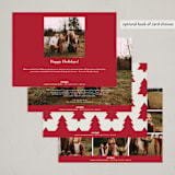 "Always Better Together" - Holiday Cards in Crimson by Chris Griffith - Back of Card