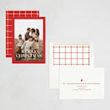 "Broad Edge" - Holiday Cards in Poinsettia by Amy Kross - Assembled