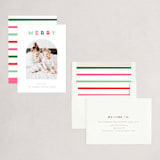 "Merry Window" - Holiday Cards in Elf Shoes by AK Graphics - Assembled
