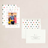 "merry&happy&joyful" - Holiday Cards in Gumdrop by Jennifer Wick - Assembled