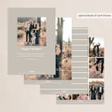 "Minimalist Dove" - Holiday Cards in Natural by Corinne Malesic - Back of Card Options