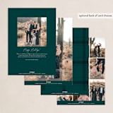 "Modern snapshot" - Holiday Cards in Juniper by Owl and Toad - Back of Card Options