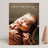 "Whisper Blessings" - Holiday Cards in Snowfall by Carolyn MacLaren - Front