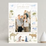 "Joyful Nativity" - Holiday Cards in Sand by Paper Sun Studio - Front