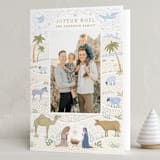 "Joyful Nativity" - Holiday Cards in Sand by Paper Sun Studio - Folded Card