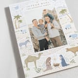 "Joyful Nativity" - Holiday Cards in Sand by Paper Sun Studio - Detail